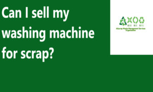 Can I sell my washing machine for scrap?